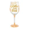 Lolita Mother Of The Bride Handpainted Wine Glass, 15 Oz.