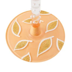 Lolita Mother Of The Bride Handpainted Wine Glass, 15 Oz. 14 Lolita Mother Of The Bride Handpainted Wine Glass, 15 Oz. -Hallmark Store Peach Roses Mother of the Bride Lolita Wine Glass 6016401 06