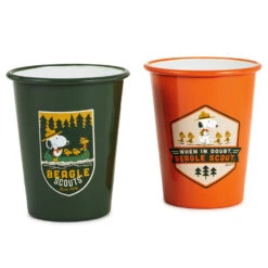Hallmark Peanuts® Beagle Scouts Drinking Cups, Set Of 4 -Hallmark Store Peanuts Beagle Scouts Drinking Cup Set 1PAJ3556 03