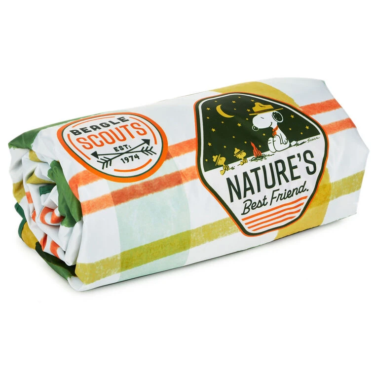 Hallmark Peanuts® Beagle Scouts Picnic Blanket With Bag 3 Hallmark Peanuts® Beagle Scouts Picnic Blanket With Bag