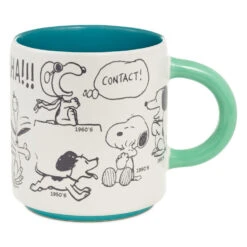 Hallmark Peanuts® 75th Anniversary Snoopy Through The Decades Mug, 17.5 Oz.