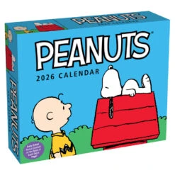 Peanuts 2026 Daily Desktop Calendar