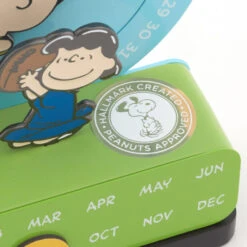 Hallmark Peanuts® Charlie Brown And Lucy Magnetic Perpetual Calendar -Hallmark Store Peanuts Charlie Brown and Lucy Football Desk Calendar 1PAJ4711 06