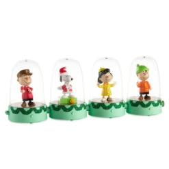 Hallmark Peanuts® Happy Tappers Christmas Musical Figurines With Motion, Set Of 4