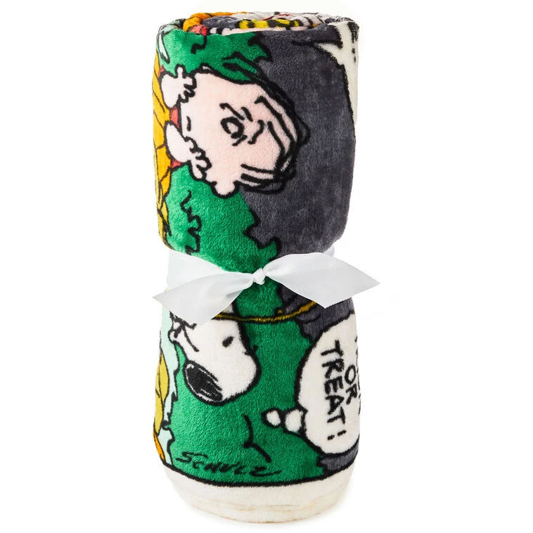 Hallmark Peanuts® Great Pumpkin Comic Strip Throw Blanket, 60x50 8 Hallmark Peanuts® Great Pumpkin Comic Strip Throw Blanket, 60x50 - Image 6