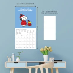 Graphique 2026 Peanuts Happiness Is...16-Month Calendar -Hallmark Store Peanuts Happiness Is. 2026 Monthly Wall Calendar 9781664844810 05