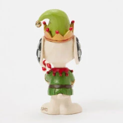 Enesco Jim Shore Peanuts Snoopy Christmas Elf Mini Figurine, 3.75" 9 Enesco Jim Shore Peanuts Snoopy Christmas Elf Mini Figurine, 3.75" -Hallmark Store Peanuts Snoopy Christmas Elf Figurine 6017239 02