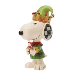 Enesco Jim Shore Peanuts Snoopy Christmas Elf Mini Figurine, 3.75" 11 Enesco Jim Shore Peanuts Snoopy Christmas Elf Mini Figurine, 3.75" -Hallmark Store Peanuts Snoopy Christmas Elf Figurine 6017239 04