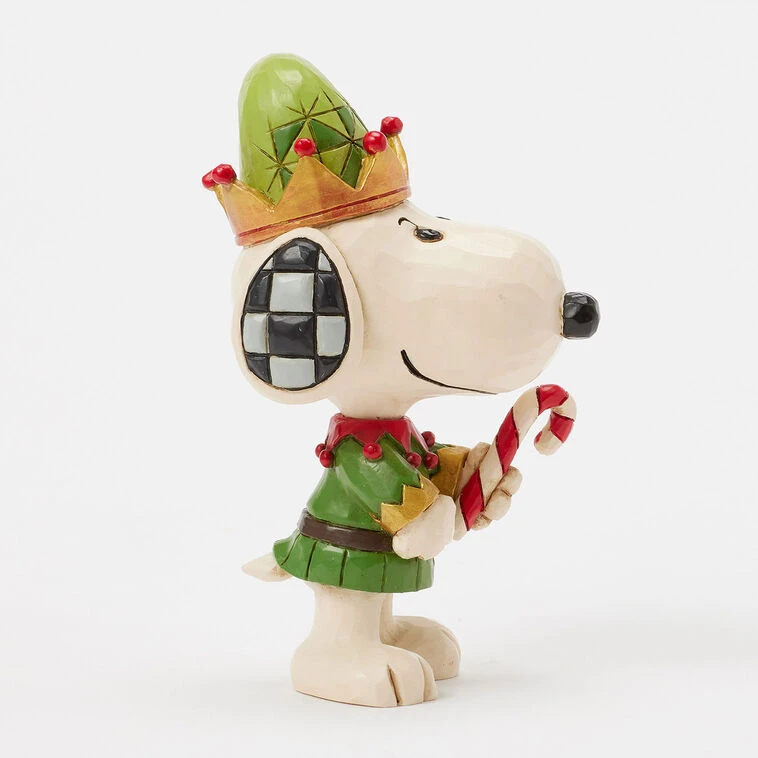Enesco Jim Shore Peanuts Snoopy Christmas Elf Mini Figurine, 3.75" 8 Enesco Jim Shore Peanuts Snoopy Christmas Elf Mini Figurine, 3.75" - Image 6