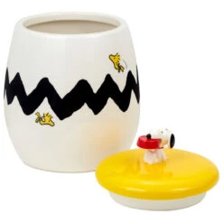 Hallmark Peanuts® Snoopy And Woodstock Cookie Jar With Sound, 10" -Hallmark Store Peanuts Snoopy and Woodstock Cookie Jar With Sound 1PAJ4712 04