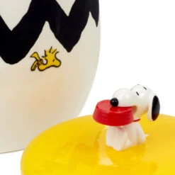 Hallmark Peanuts® Snoopy And Woodstock Cookie Jar With Sound, 10" -Hallmark Store Peanuts Snoopy and Woodstock Cookie Jar With Sound 1PAJ4712 05