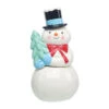 Peppermint Scented Ceramic Snowman Candle -Hallmark Store Peppermint Scented Ceramic Snowman Candle HMSNWMN 01