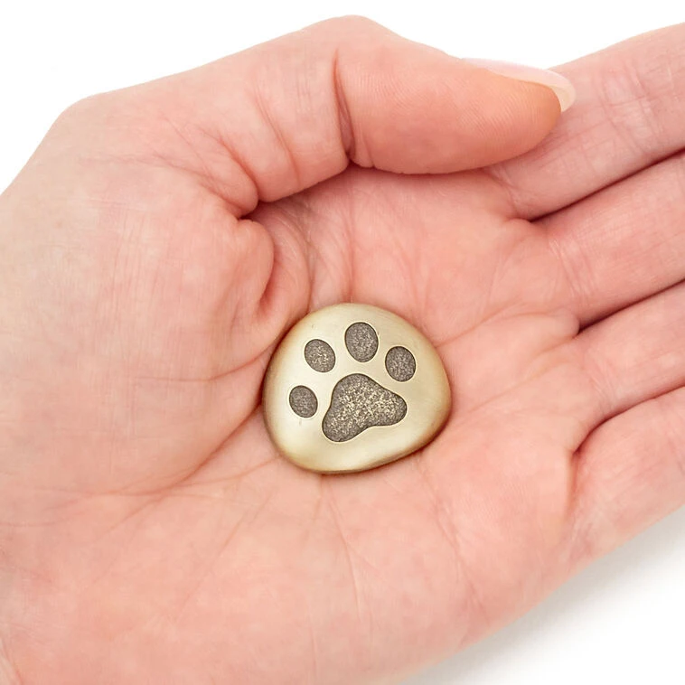 Hallmark Love Is Furever Paw Print Metal Pocket Token 5 Hallmark Love Is Furever Paw Print Metal Pocket Token - Image 3