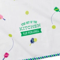 Hallmark Play Pickleball Tea Towel, 18x26 -Hallmark Store PickleballThemed Kitchen Towel 1SNN1214 04