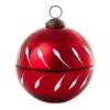 Hallmark Red Glass Ball Ornament Pine-Scented Candle, 4" -Hallmark Store PineScented Candle in Red Glass Ball Ornament 1XKT6050 01