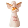 Hallmark Joanne's Angels Breast Cancer Awareness Angel Figurine, 3.7"