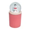Pink Sugar Cookie Scented Snowman Snow Globe Candle -Hallmark Store Pink Sugar Cookie Candle With Snowman Snow Globe HMSNWGLB1 01