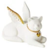 Hallmark Joanne's Angels Cat Figurine, 3" -Hallmark Store Porcelain Cat Angel Figurine With Gold Accents 1JOA2252 01