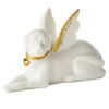 Hallmark Joanne's Angels Dog Figurine, 3.3" -Hallmark Store Porcelain Dog Angel Figurine With Gold Accents 1JOA2251 01