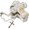 Precious Moments Blessings On Your First Communion Girl Rosary Box With Rosary -Hallmark Store Precious Moments Blessings On Your First Communion Girl Rosary Box With Rosary 222407 01
