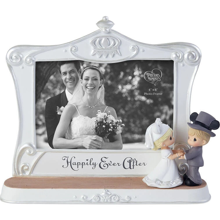 Precious Moments Disney Mickey Mouse Happily Ever After Picture Frame, 4x6 3 Precious Moments Disney Mickey Mouse Happily Ever After Picture Frame, 4x6