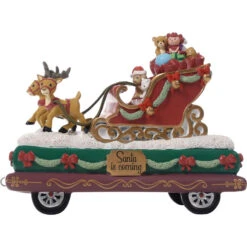 Precious Moments Santa Is Coming Figurine