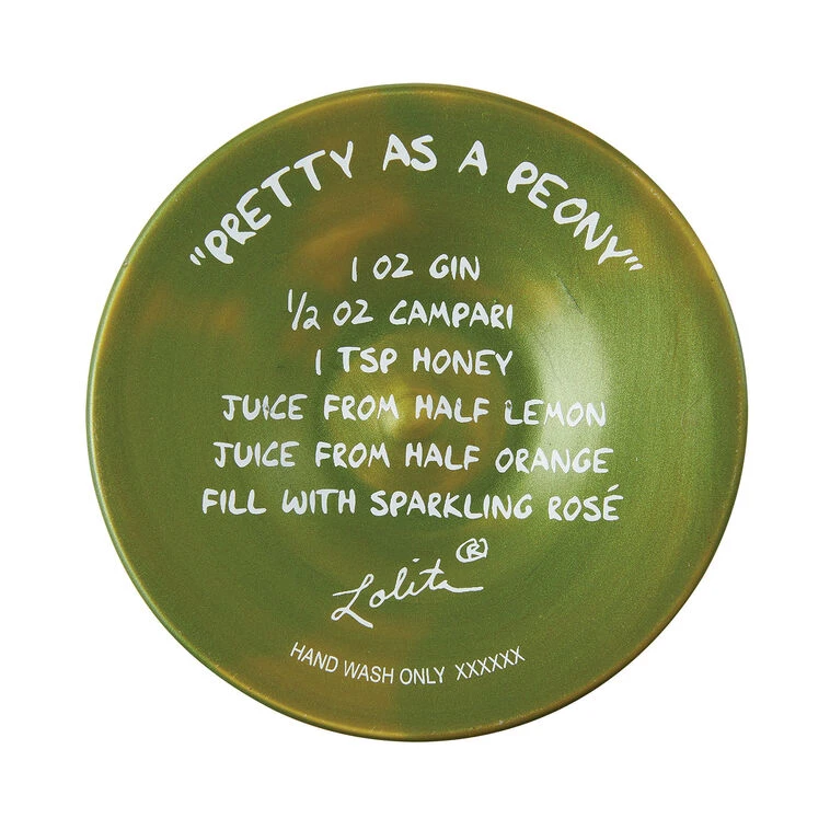 Lolita Pretty As A Peony Handpainted Wine Glass, 15 Oz. 6 Lolita Pretty As A Peony Handpainted Wine Glass, 15 Oz. - Image 4