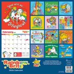 Time Factory Rainbow Brite You've Got The Power 2026 Wall Calendar -Hallmark Store Rainbow Brite 2026 Wall Calendar 261123 02