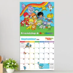 Time Factory Rainbow Brite You've Got The Power 2026 Wall Calendar -Hallmark Store Rainbow Brite 2026 Wall Calendar 261123 04