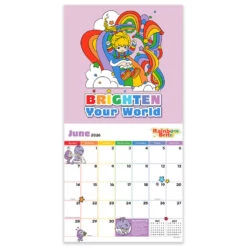 Time Factory Rainbow Brite You've Got The Power 2026 Wall Calendar -Hallmark Store Rainbow Brite 2026 Wall Calendar 261123 05