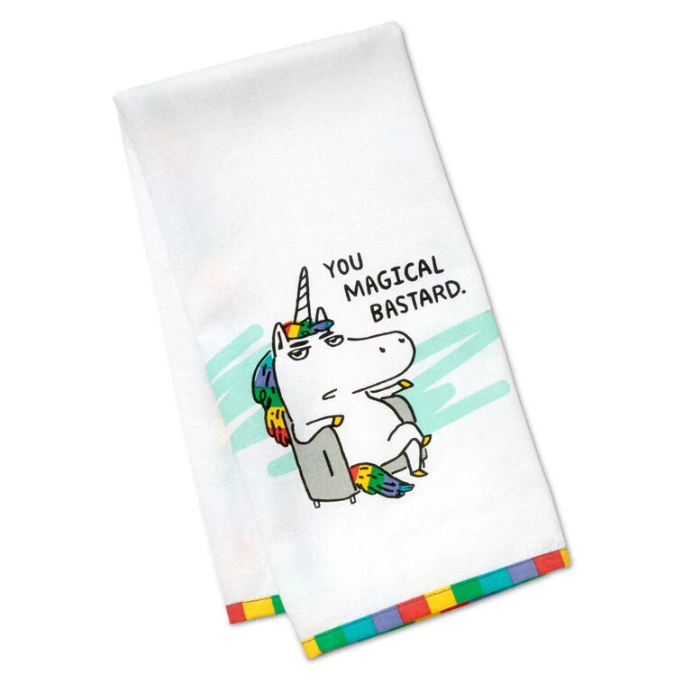 Hallmark Magical Bastard Funny Tea Towel, 18x26 3 Hallmark Magical Bastard Funny Tea Towel, 18x26