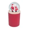 Red Peppermint Scented Santa And Mrs. Claus Snow Globe Candle -Hallmark Store Red Peppermint Candle Santa and Mrs. Claus Snow Globe HMSNWGLB2 01