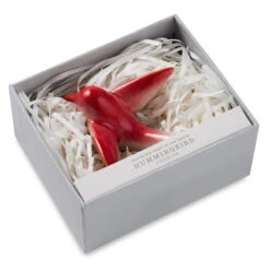 Hallmark Sculpted Red And Orange Hummingbird Figurine, 1.85" 9 Hallmark Sculpted Red And Orange Hummingbird Figurine, 1.85" -Hallmark Store Red and Orange Hummingbird Figurine 1SNN1187 04