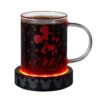 Hallmark Disney Mickey Mouse Light-Up Mug With Base, 13 Oz. -Hallmark Store Red and White Mickey Mouse LightUp Mug 1DYG2136 01
