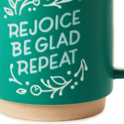 Hallmark Rejoice Be Glad Repeat Mug, 16 Oz. -Hallmark Store Rejoice Be Glad Repeat Mug 1MUG3592 03
