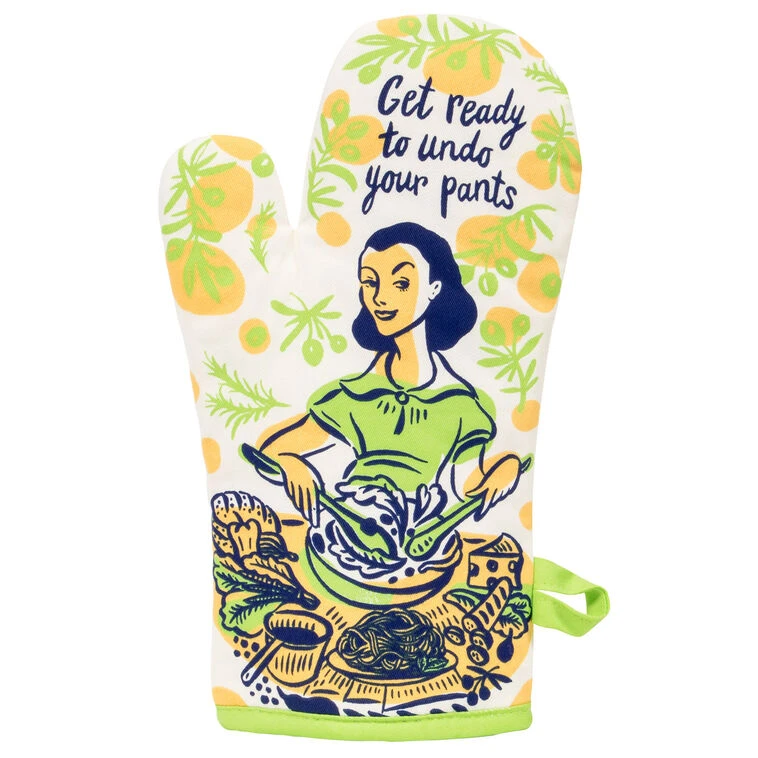 Blue Q Undo Your Pants Funny Oven Mitt 3 Blue Q Undo Your Pants Funny Oven Mitt