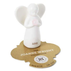 Hallmark Rose Quartz Angel Of Love Mini Angel Figurine, 2" 7 Hallmark Rose Quartz Angel Of Love Mini Angel Figurine, 2" -Hallmark Store Rose Quartz Angel of Love Mini Angel Figurine 1JOA2116 03