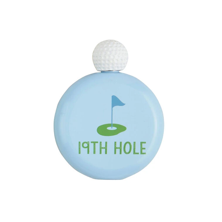 Mud Pie 19th Hole Blue Golfing Flask 3 Mud Pie 19th Hole Blue Golfing Flask