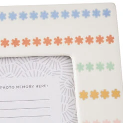 Hallmark Best Day Ever Picture Frame, 4x6 -Hallmark Store Rows of Colorful Flowers 4x6 Picture Frame 1CAP1328 03