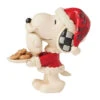 Enesco Jim Shore Peanuts Snoopy Santa With Cookie Plate Mini Figurine, 3.3" 2 Enesco Jim Shore Peanuts Snoopy Santa With Cookie Plate Mini Figurine, 3.3" -Hallmark Store Santa Snoopy With Cookie Plate Mini Figurine 6017240 01