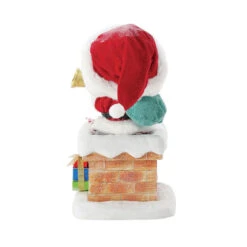 Enesco Peanuts Santa Snoopy In Chimney Figurine, 8" 8 Enesco Peanuts Santa Snoopy In Chimney Figurine, 8" -Hallmark Store Santa Snoopy in Chimney Figurine 6016487 02