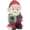Precious Moments Bringing Christmas Joy To All Annual Santa Figurine, 5" -Hallmark Store Santa With Toy Sack and Wreath Figurine 251011 01