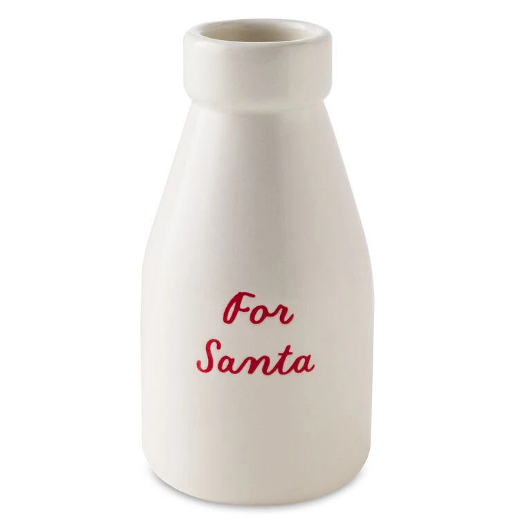 Hallmark Santa Cookie Plate And Milk Bottle Christmas Gift Set 4 Hallmark Santa Cookie Plate And Milk Bottle Christmas Gift Set - Image 2