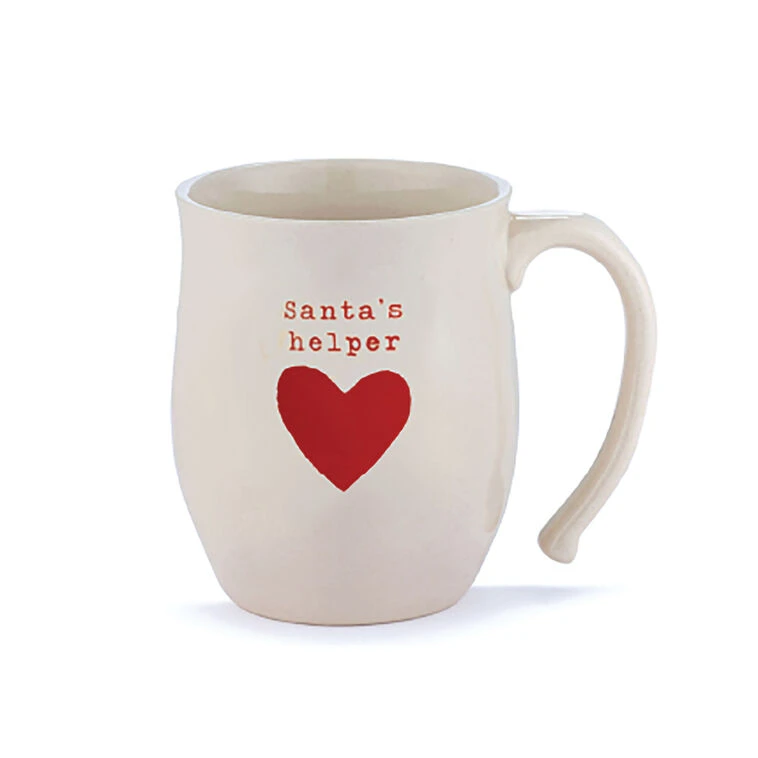 Demdaco Santa's Helper Red Heart Holiday Mug, 16 Oz. 3 Demdaco Santa's Helper Red Heart Holiday Mug, 16 Oz.