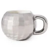 Hallmark Disco Ball Mug, 14 Oz. -Hallmark Store Shaped Silver Disco Ball Ceramic Mug 1BIR1319 01