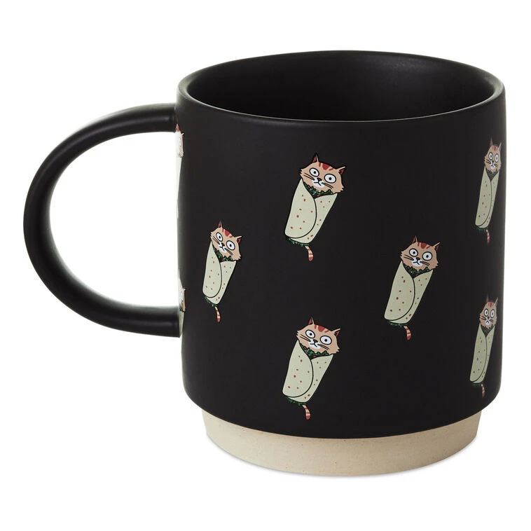 Hallmark Cat Burrito Funny Mug, 16 Oz. 4 Hallmark Cat Burrito Funny Mug, 16 Oz. - Image 2