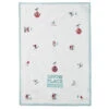 Hallmark Snow Place I'd Rather Be Tea Towel, 18x26 -Hallmark Store Ski Themed Dish Towel With Snow Pun 1XKT6056 01