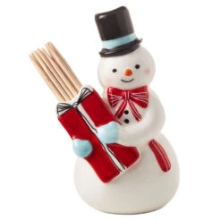 Hallmark Smiling Snowman Toothpick Holder -Hallmark Store Smiling Snowman Toothpick Holder 1XKT5509 03