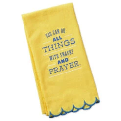 Hallmark Snacks And Prayer Tea Towel, 18x26