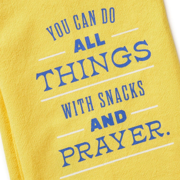 Hallmark Snacks And Prayer Tea Towel, 18x26 5 Hallmark Snacks And Prayer Tea Towel, 18x26 - Image 3